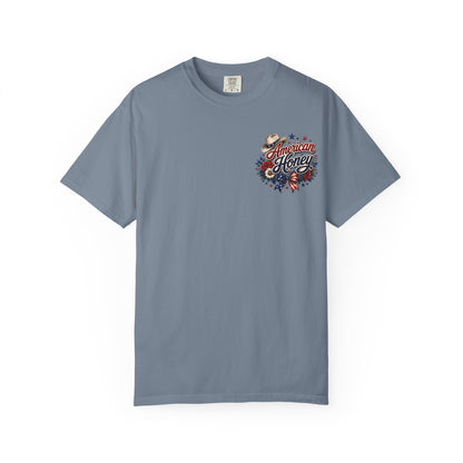 Sweet Land of Liberty Shirt | Patriotic Western Graphic Tee | American Honey Cowgirl Fourth of July Shirt