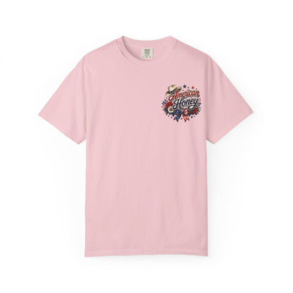Sweet Land of Liberty Shirt | Patriotic Western Graphic Tee | American Honey Cowgirl Fourth of July Shirt