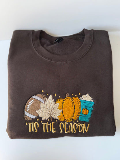 🍂 ‘Tis the Season Embroidered Sweatshirt