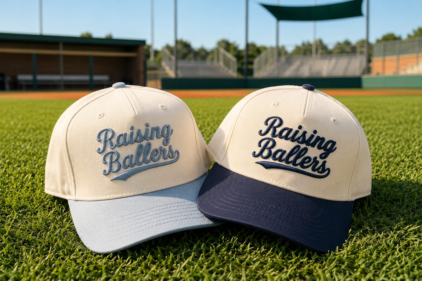 Raising Ballers Embroidered Trucker Hat | Baseball Mom Otto Cap | Sports Mom Baseball Hat