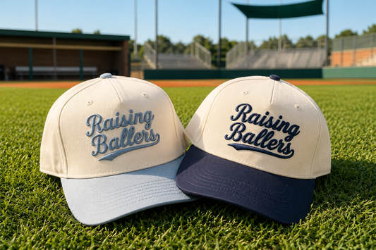Raising Ballers Embroidered Trucker Hat | Baseball Mom Otto Cap | Sports Mom Baseball Hat