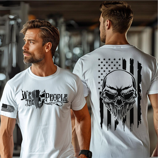 "We the People" Patriotic Men's T-Shirt – USA Flag Shirt
