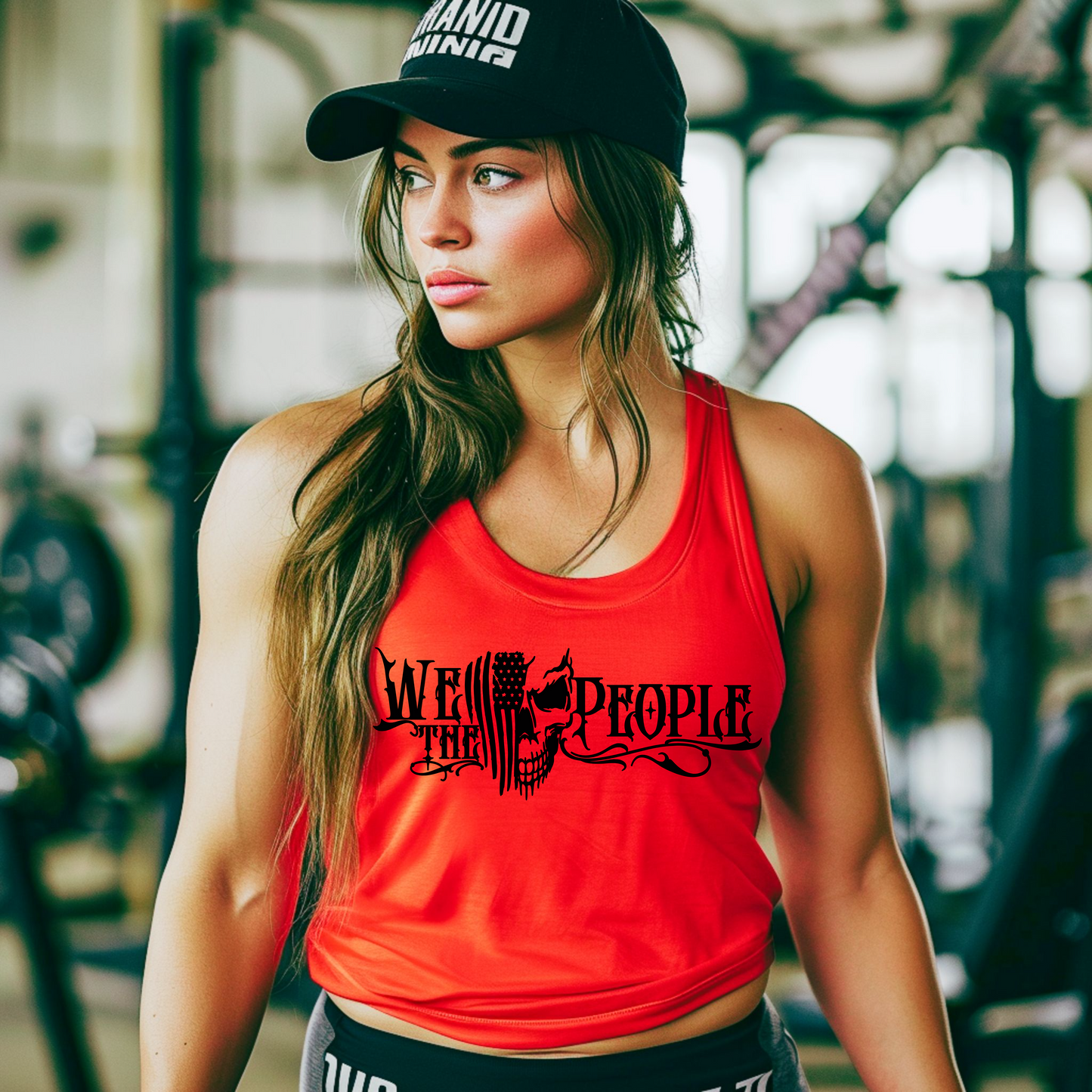 We the People" Women's Patriotic Tank Top – USA Freedom Racerback