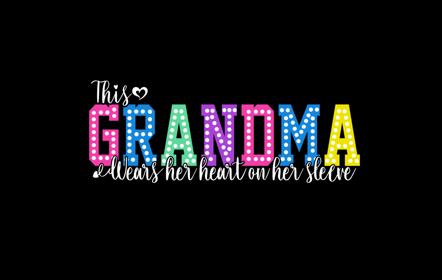 Personalized, "Wears Her Heart on Her Sleeve," Sweatshirt for Women