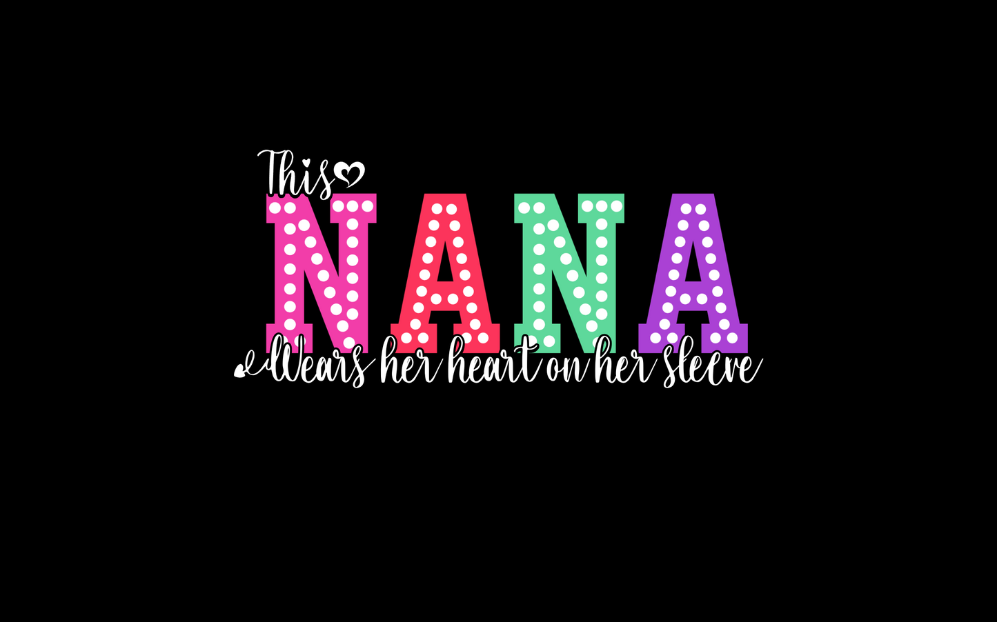 Personalized, "Wears Her Heart on Her Sleeve," Sweatshirt for Women